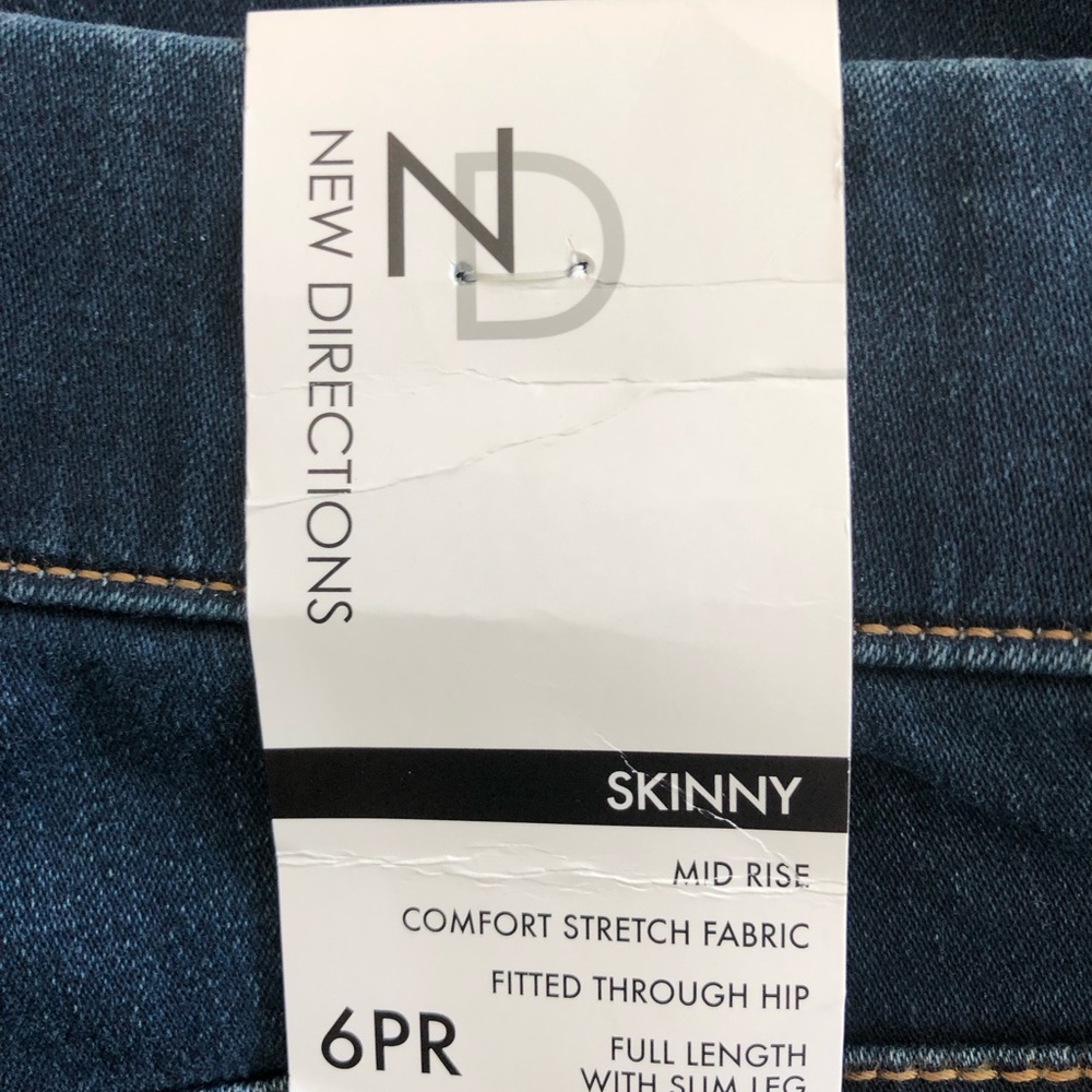 NWT - New Directions Blue Denim Jeans
